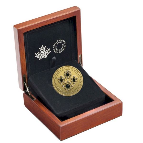 2019 $250 Her Majesty Queen Elizabeth II's Sapphire Tiara - Pure Gold Coin.  Tax Exempt.