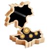 Image 1 : 2023 Fractional Multifaceted Maple Leaf - Pure Gold Coin.  Tax Exempt.