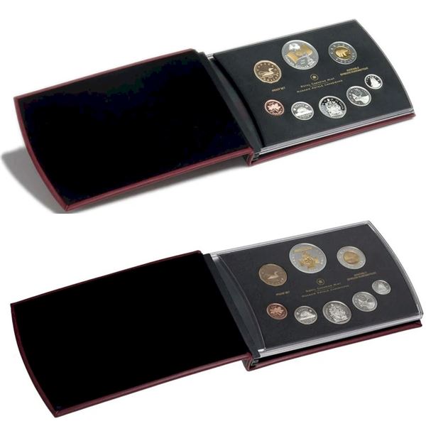 2005 Proof Set - Loon / Flag (gold-plated) / Bear & 2006 Proof Set - Loon / Victoria Cross (gold-pla