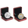 Image 1 : 2014 $5 Canadian Bank Note Series: Saint George Slaying Dragon - Pure Silver Coin, 2015 5c Legacy of