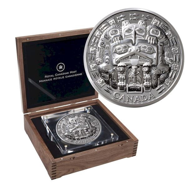 2015 $500 The Dance Screen (Scream Too) - Fine Silver Coin.  Housed in original case.