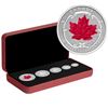 Image 1 : 2015 The Maple Leaf - Pure Silver Fractional Set.  Tax Exempt.