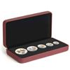 Image 1 : 2016 A Historic Reign - Pure Silver Maple Leaf Fractional Set.  Tax Exempt.