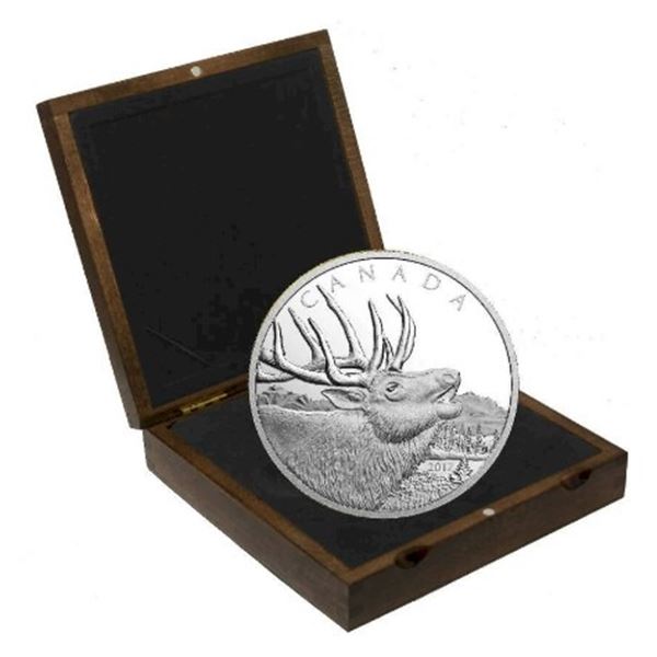 2017 $125 Call of the Wild: Elk - Pure Silver Half Kilo Coin.  No outter box.  Tax Exempt.
