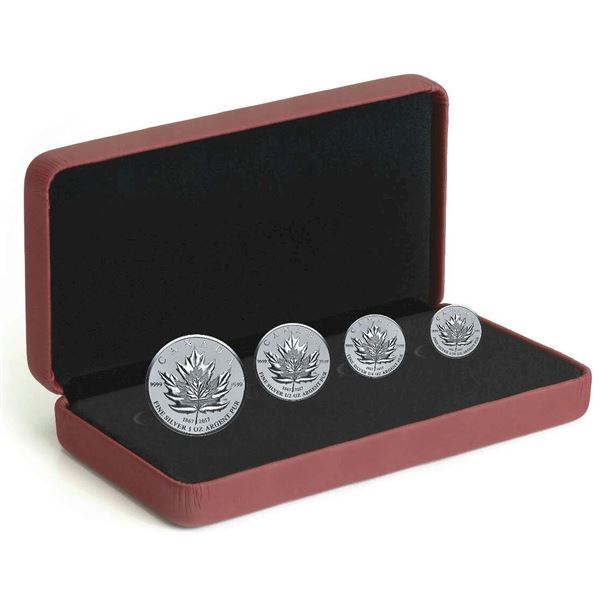 2017 Maple Leaf Tribute - Pure Silver Fractional Set.  Tax Exempt.