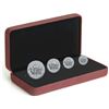 Image 1 : 2017 Maple Leaf Tribute - Pure Silver Fractional Set.  Tax Exempt.