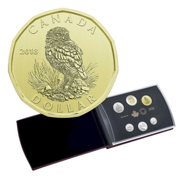 2018 Burrowing Owl Specimen Set.  No outter box.