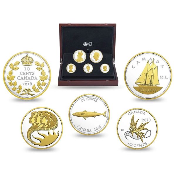 2018 Legacy of the Dime - Pure Silver Coin Set.  Tax Exempt.