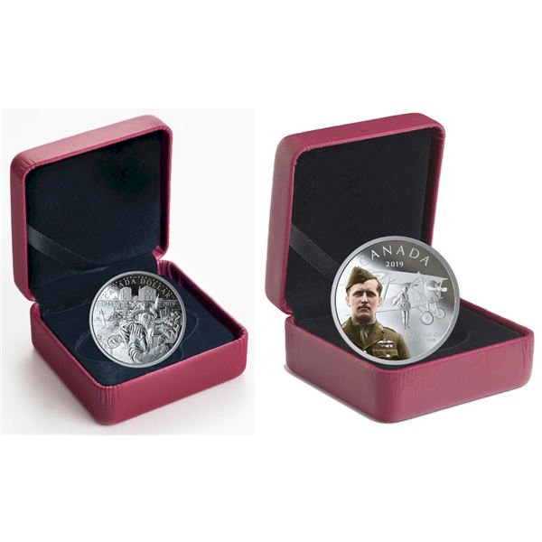 2019 $1 75th Anniversary of D-Day - Proof Silver Coin, 2019 $20 125th Anniversary of the Birth of Bi