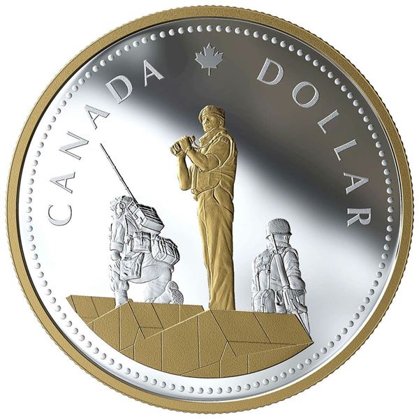 2019 $1 Renewed Silver Dollar - Peacekeeping - Pure Silver Coin.  Tax Exempt.