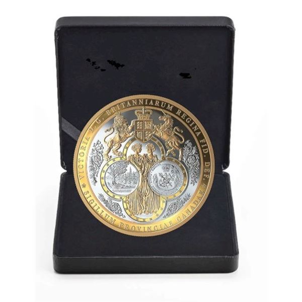 2019 $100 The Great Seal of The Province of Canada (1841-1867) - Pure Silver Coin.  Tax Exempt.