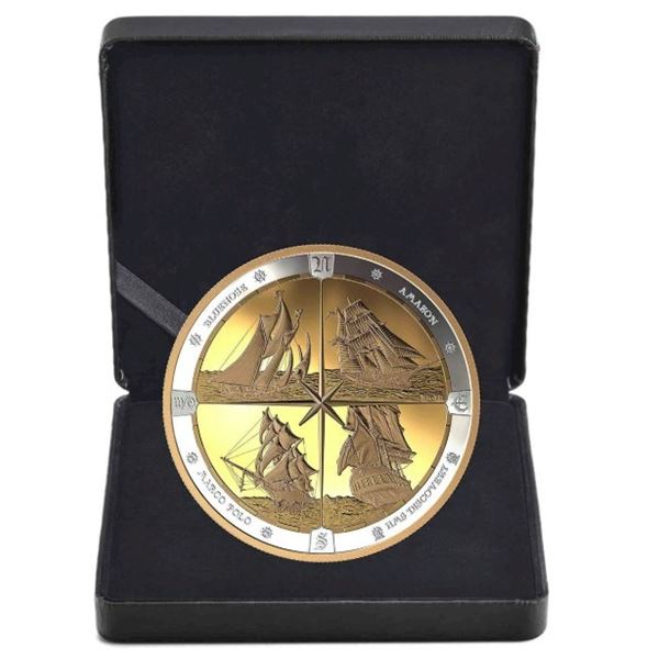 2019 $125 Tall Ships of Canada - Pure Silver Coin.  Tax Exempt.