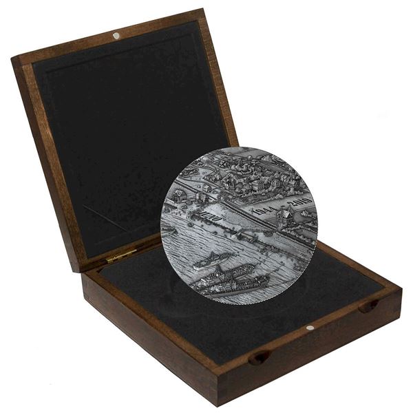 2019 $250 D-Day: A Snapshot in Time - Pure Silver Ultra High Relief Kilo Coin.  Tax Exempt.