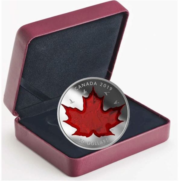 2019 $50 Celebrating Canada's Icons - Pure Silver Coin.  Tax Exempt.