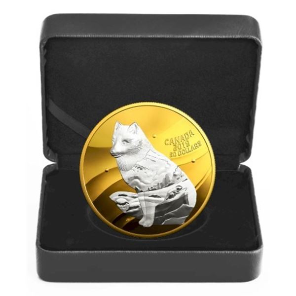 2019 $50 My Inner Nature: Arctic Fox - Pure Silver Coin.  Tax Exempt.