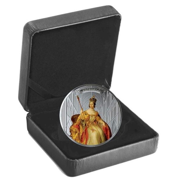 2019 $50 Queen Victoria: 200th Anniversary of Her Birth - Pure Silver Coin.  Tax Exempt.