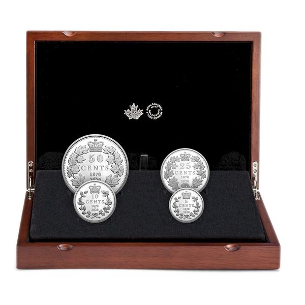 2020 Canada's First National Coinage - Pure Silver Coin Set.  Tax Exempt.