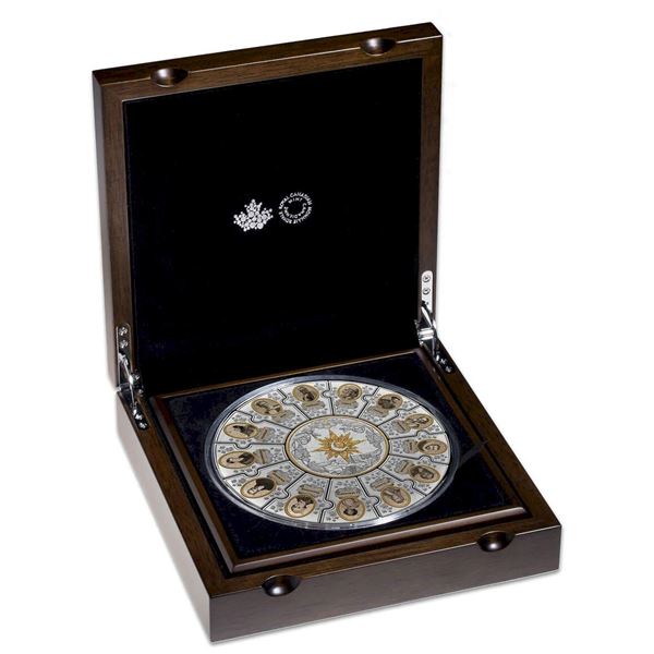 2020 The Four Winds: Pathfinders in Canada - Pure Silver Puzzle Coin Set.  Tax Exempt.