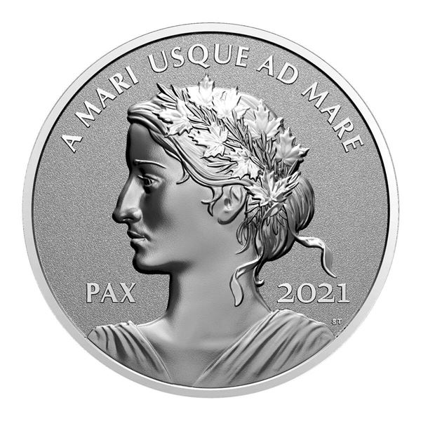 2021 $1 Peace Dollar - Pure Silver Coin.  Tax Exempt.