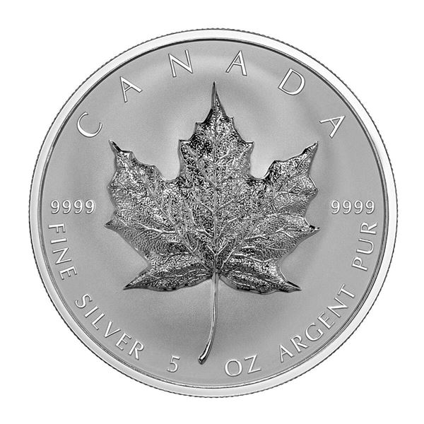 2022 $50 Ultra-High Relief 5 oz SML - Pure Silver Coin.  Tax Exempt.