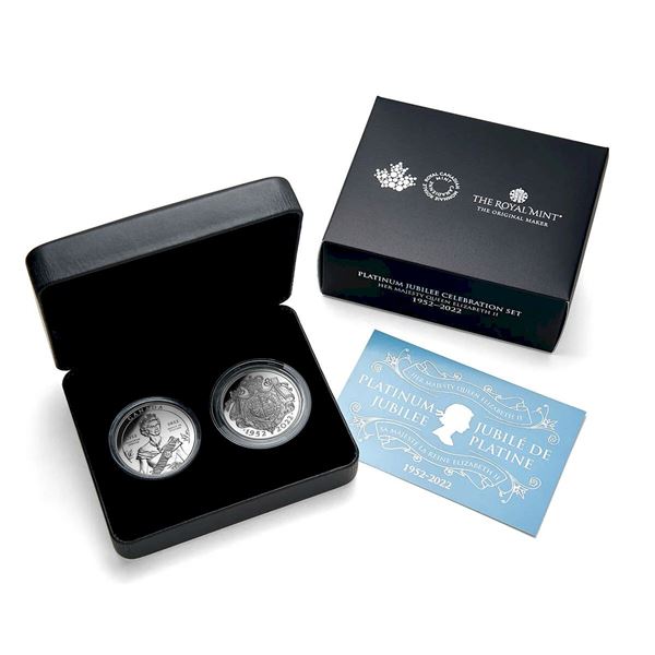 2022 Her Majesty Queen Elizabeth II Platinum Jubilee Celebration Set.  Tax Exempt.