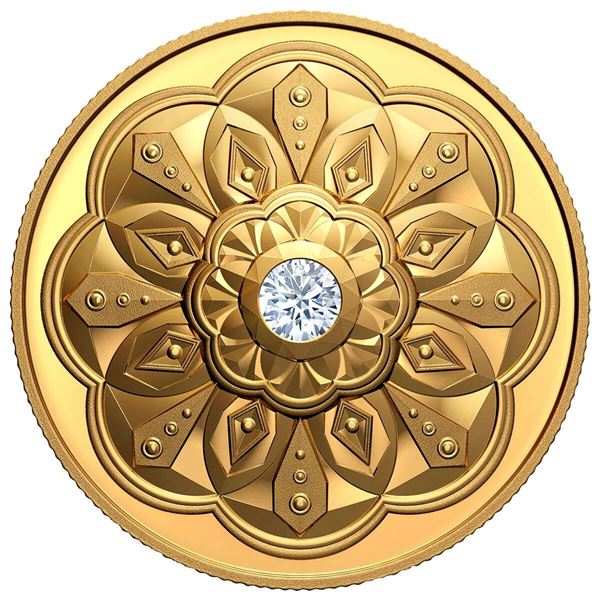 2023 Canada $1 Peace Dollar Rose Gold Plated Fine Silver - Pure Silver Coin.  Tax Exempt.