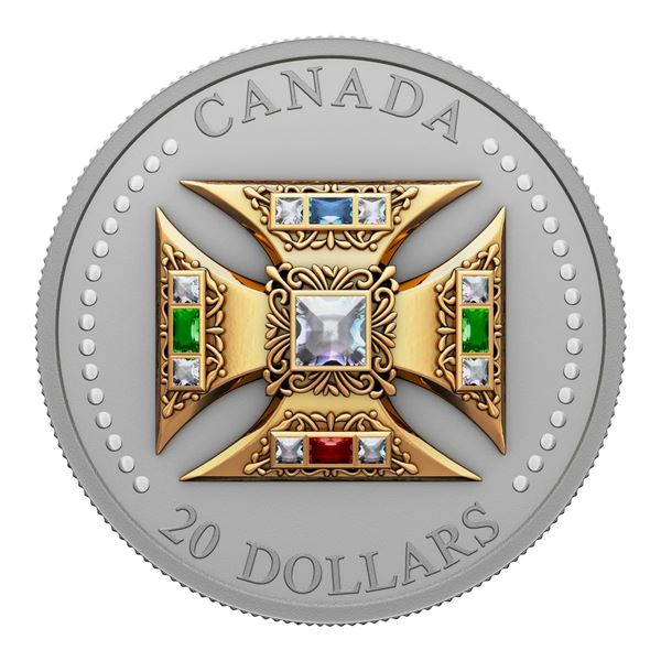 2023 $20 St. Edward's Crown - Pure Silver Coin.  Tax Exempt.