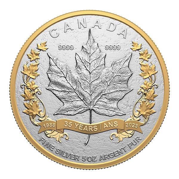 2023 $50 35th Anniversary of the SML - Pure Silver Coin.  Tax Exempt.