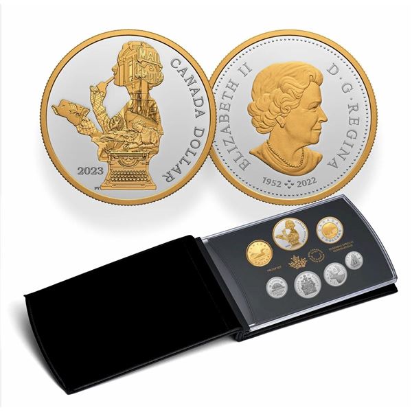 2023 Kathleen "Kit" Coleman: Pioneer Journalist - Pure Silver Proof Set.  Tax Exempt.