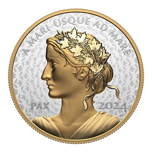2024 $50 Peace Dollar - Pure Silver Coin.  Tax Exempt.