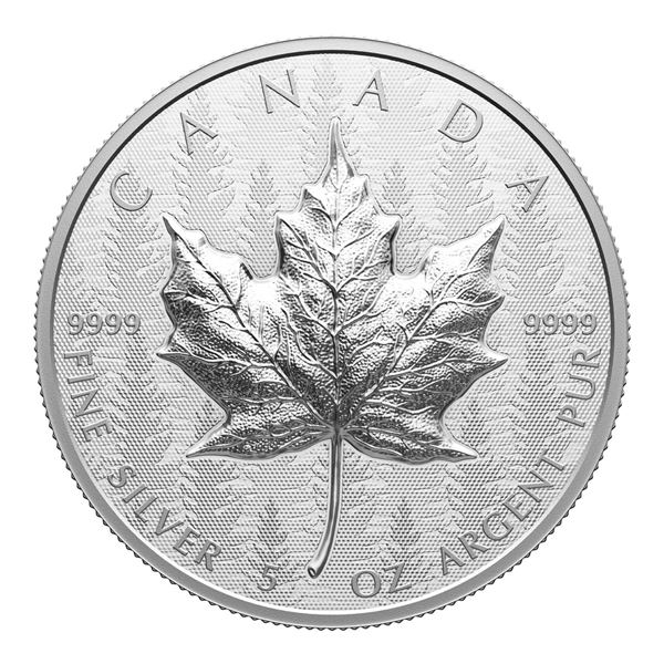 2024 $50 Ultra-High Relief 5 oz SML - Pure Silver Coin.  Tax Exempt.