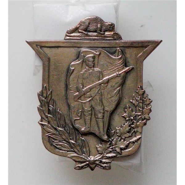 Medal;  Welcome Home Medal Presented to ''PTE. C. CHOWEN'' by the citizens of Fullerton - Great War 