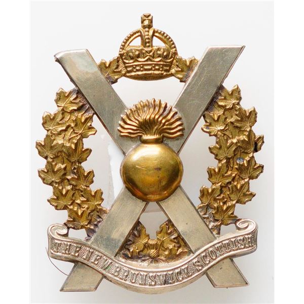 Militaria Insignia 1920-50;  New Brunswick Scottish KC Cap Badge .  See Pic.