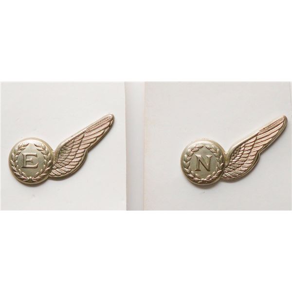 Militaria Insignia 1920-50;  Royal Canadian Air Force Navigator & Engineer white dress badge.  Lot o