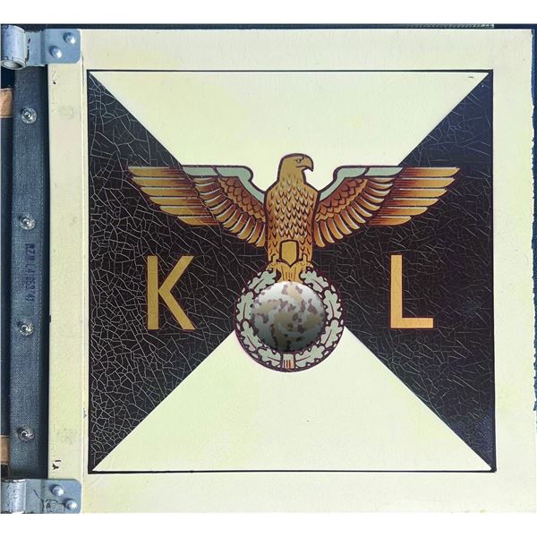 German;  Rare NSDAP Kreisleiter Vehicule (Mercedes-Benz)Pennant used as a political insignia in the 