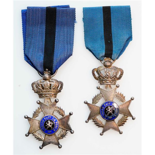 Militaria Order; Belgium - Order of Leopold II 2nd Class.  Awarded for meritorious service to Belgiu