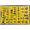 Image 1 : Militaria Insignia;  Collection of 45+ various badges mainly WWII related w/some exceptions.  Includ