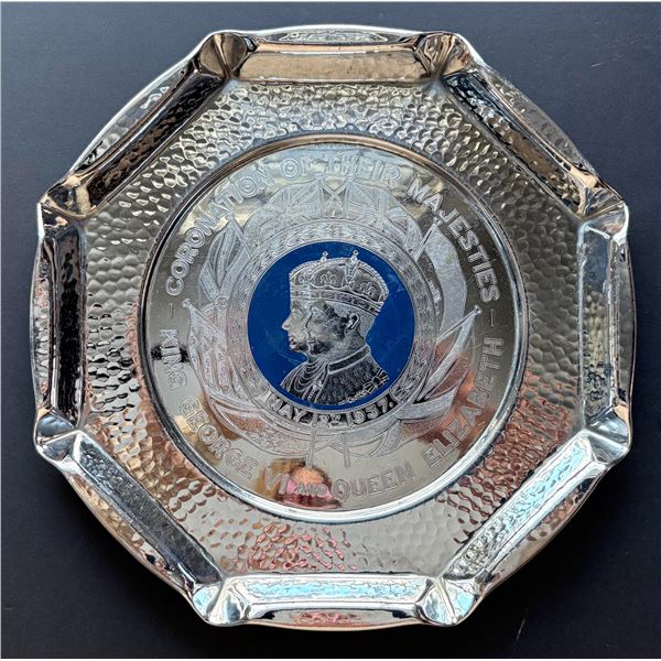 Vintage Trading Plates;  includes Coronation of King Edward VII & Queen Alexandra 1902 & The Champio