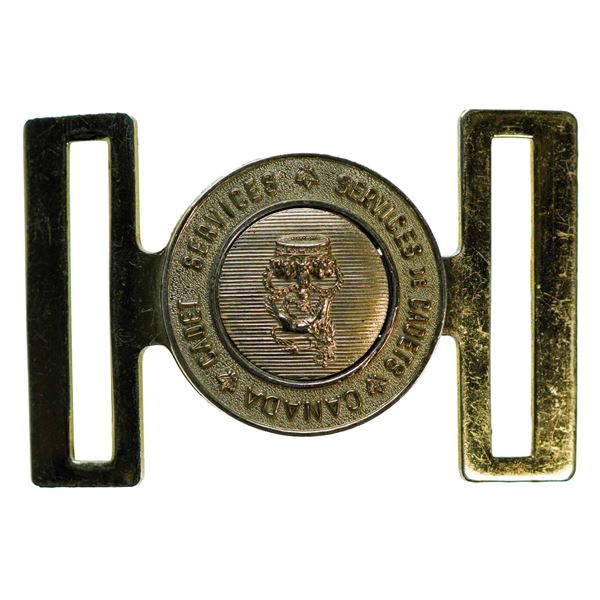 Militaria Dress;  The Canada Cadet Services Waist Belt buckle.