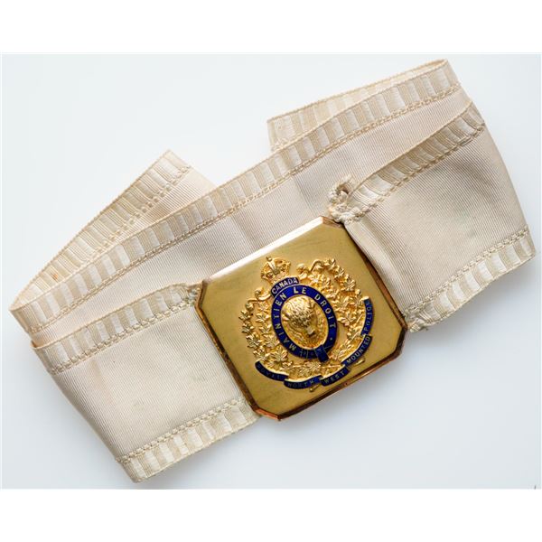 Belt Buckle;  Royal North West Mounted Police Belt Buckle and Belt.  See Pic.
