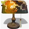 Image 1 : Emile Galle Art Nouveau Butterfly Cameo Glass Desk Lamp Early 20th Century Design Signed