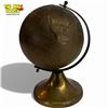 Image 2 : Small Bronze Globe on Axis 7-inch Decorative Piece Modern Era