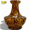 Image 1 : 4" Franz Welz Style Bohemian Spatter Vase Hand-blown Art Glass Czech 1920s Art Deco