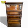 Image 1 : Antique Globe Wernicke Barrister Bookcase Stratford Canada 58x34x12 4-shelf Bottom & Drawer