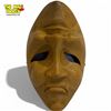 Image 2 : Hand-carved Balinese Hibiscus Wood Comedy & Tragedy Reversible Mask Wall Art