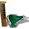 Image 4 : Arte Vargas Green Glass Bear Sculpture Daniel Vargas Canadian Art Glass