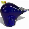 Image 1 : Arte Vargas Blue Glass Bear Sculpture by Daniel Vargas Canadian Art Glass