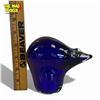 Image 4 : Arte Vargas Blue Glass Bear Sculpture by Daniel Vargas Canadian Art Glass
