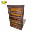 Image 2 : Antique Globe Wernicke Barrister Bookcase Stratford Canada 58x34x12 4-shelf & Bottom Drawer