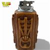 Image 1 : Coco Joe's Hapa Wood Hawaii Tiki Lighter - 2" x 2" x 5" Tall - Small chip in the base - (Wood & Resi